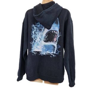 Soring Eagle Hoodie Sweatshirt Full Zip & Drawstring Shark